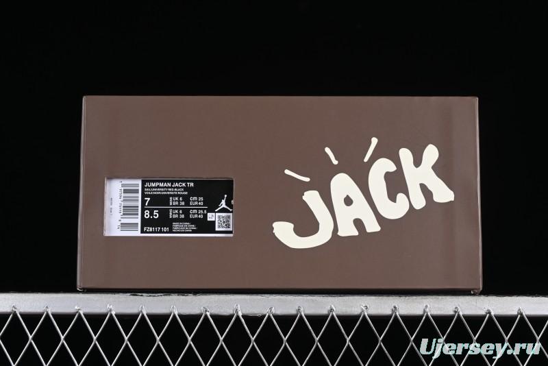 Nike Travis Scott x Jordan Jumpman Jack TR Basketball Shoes with Magic Strap - FZ8117-101