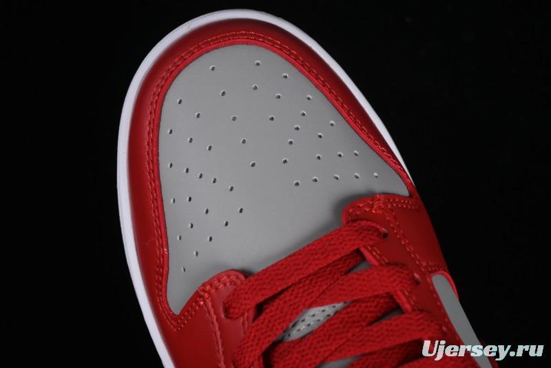 Nike SB Dunk Low Grey Red Colorway Low-Top Casual Skateboarding Shoes - CW1590-0002
