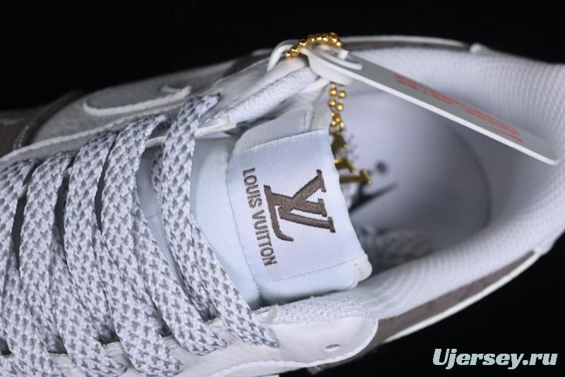 Nike Air Force 1 '07 Low Custom Casual Sneakers with Full-Length Air Cushion - CW2288-111