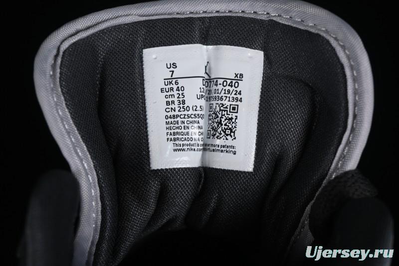 Nike Air Jordan 1 Low AJ1 Black Grey Blue Swoosh Low-Top Lifestyle Basketball Shoes - DC0774-040