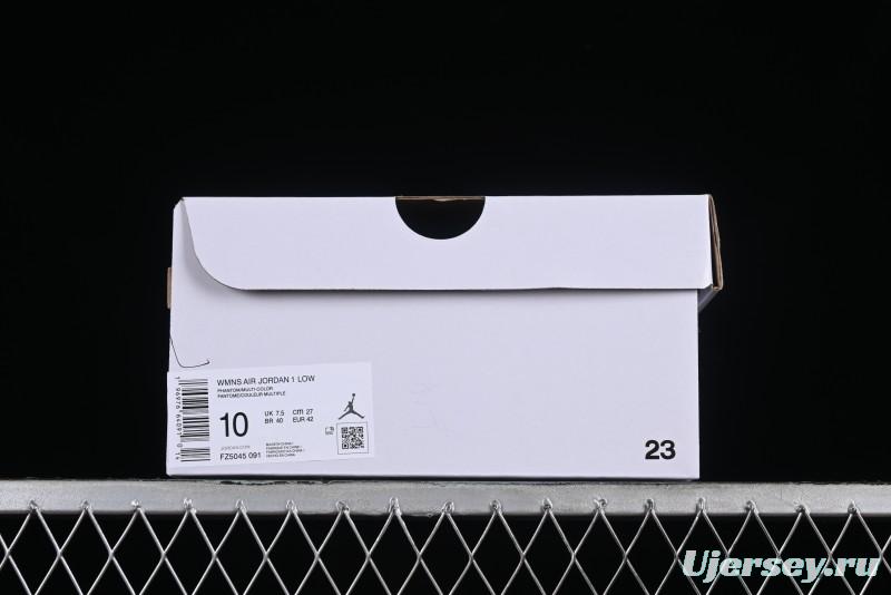 Nike Air Jordan 1 Low Multi-Color Casual Sneakers - FZ5045-091