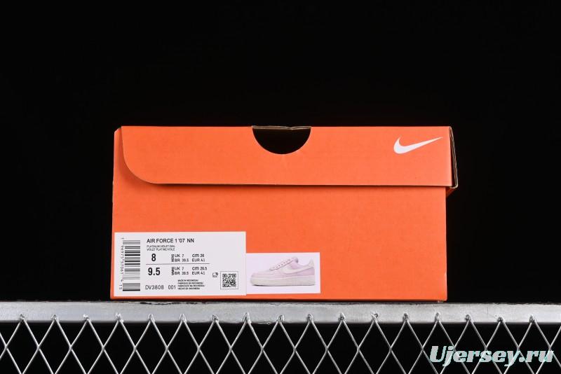 Nike Air Force 1 '07 Low Casual Sneakers with Full-Length Air Cushion - DV3808-001