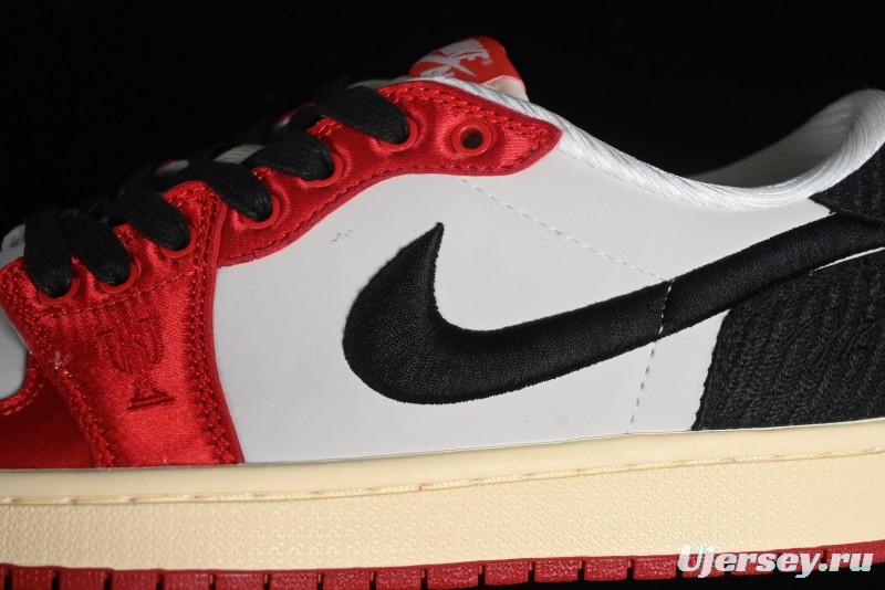 Nike Trophy Room x Jordan 1 Low OG "Away" Casual Sneakers - FN0432-100