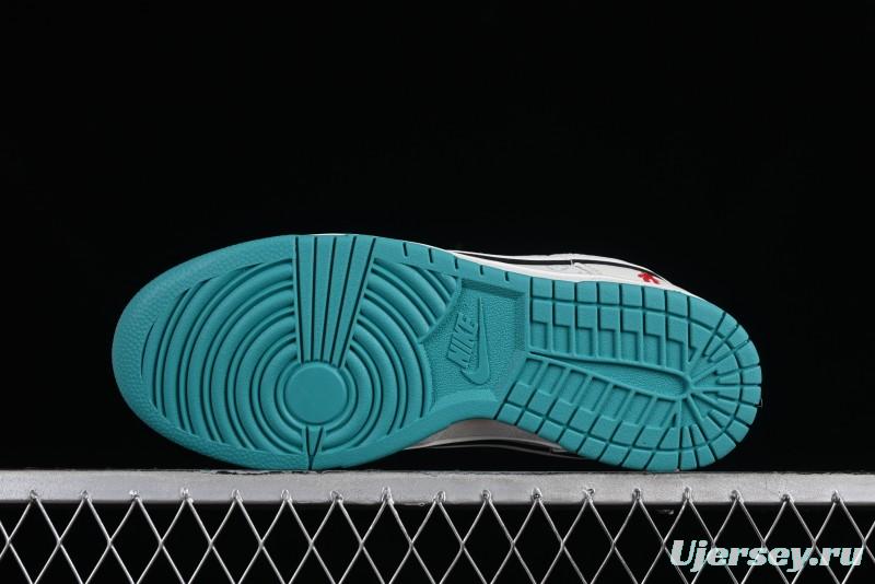 Nike SB Dunk Low LV Collaboration - Beige Violent Bear Anniversary High-End Custom Low-Top Casual Skate Shoes - SJ2068-240