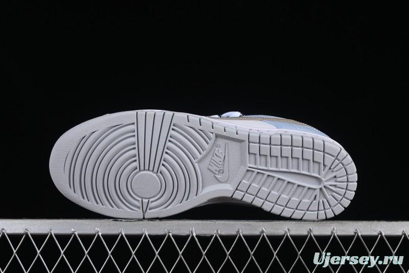 Nike Dunk Pure "Platinum" SB Low-Top Casual Sneakers with Dual Laces and Bear-Inspired Design - DV0831-101