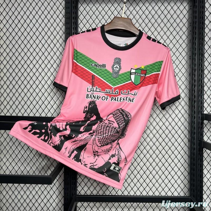 2024/25 CD Palestino Pink Graffiti Jersey