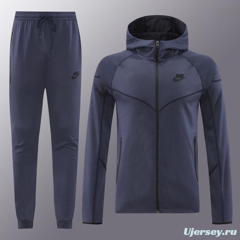 24/25 Nike Navy Hoodie Full Zipper Jacket +Long Pants