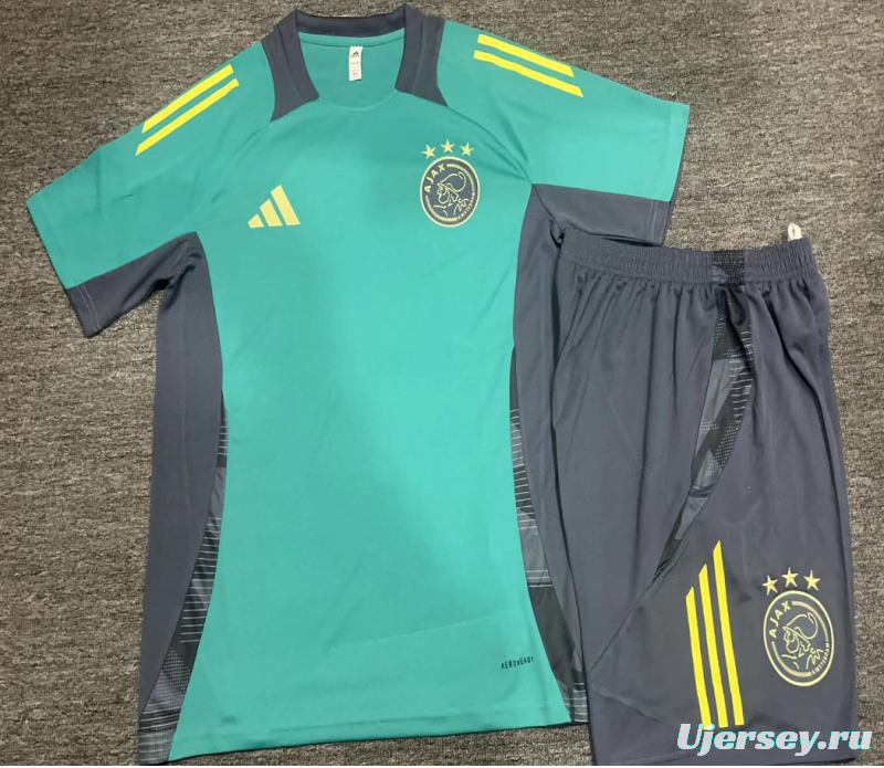 24/25 Kids Ajax Green Short Sleeve Jersey+Shorts