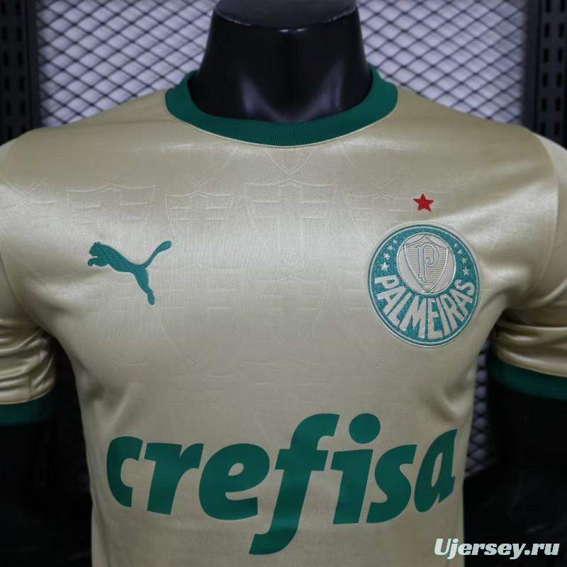 Player Version 24/25 Palmeiras Third Golden Jersey