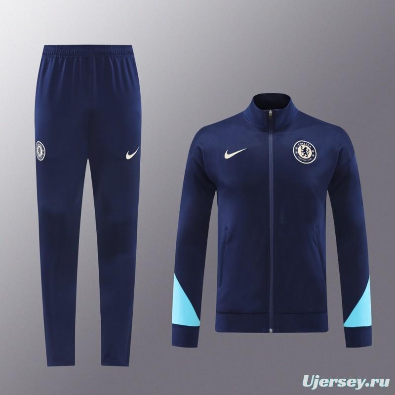 24/25 Chelsea Blue Full Zipper Jacket +Long Pants