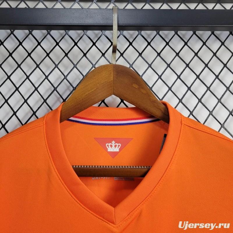 2014 Retro Netherlands Home Jersey