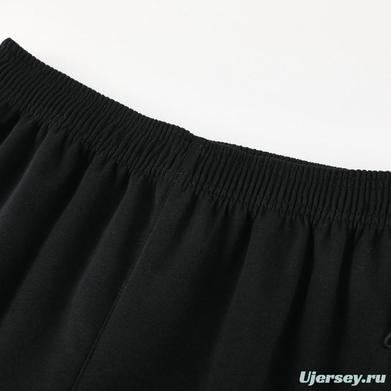 2024 Adidas Black Hoodie Full Zipper Jacket +Long Pants