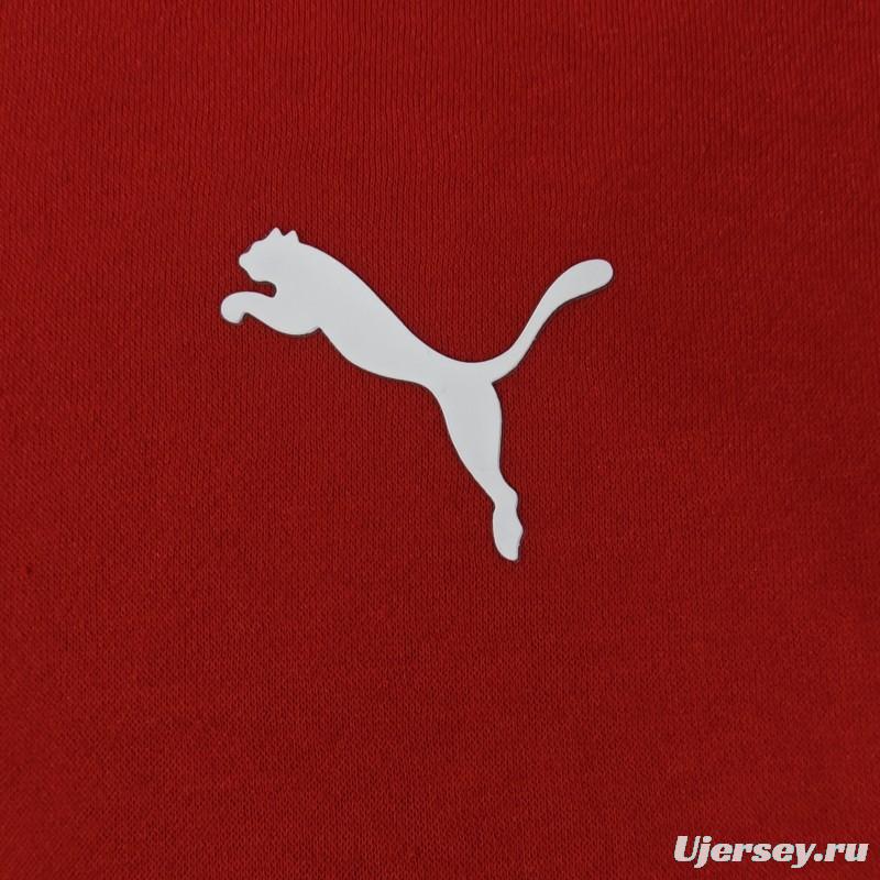 24/25 AC Milan Navy/Red/Black/Beige/Grey Hoodie WIth Black Badge