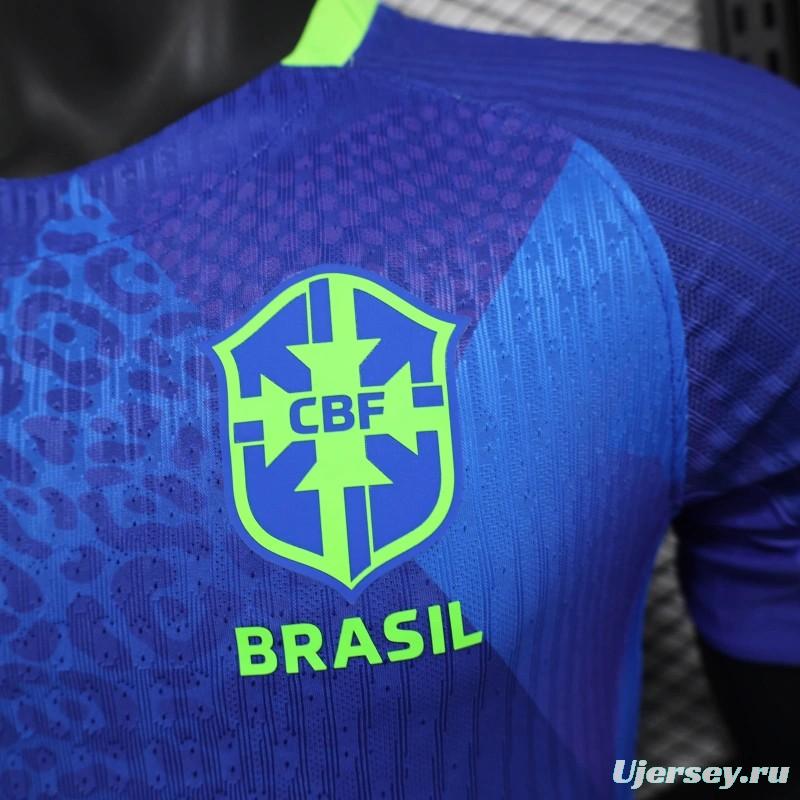 25/26 Player Version Brazil Blue Jersey