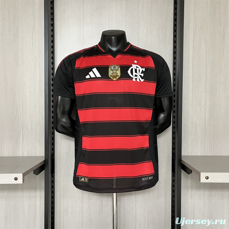 25/26 Player Version Flamengo Home All Sponsor S-XXXXL Jersey