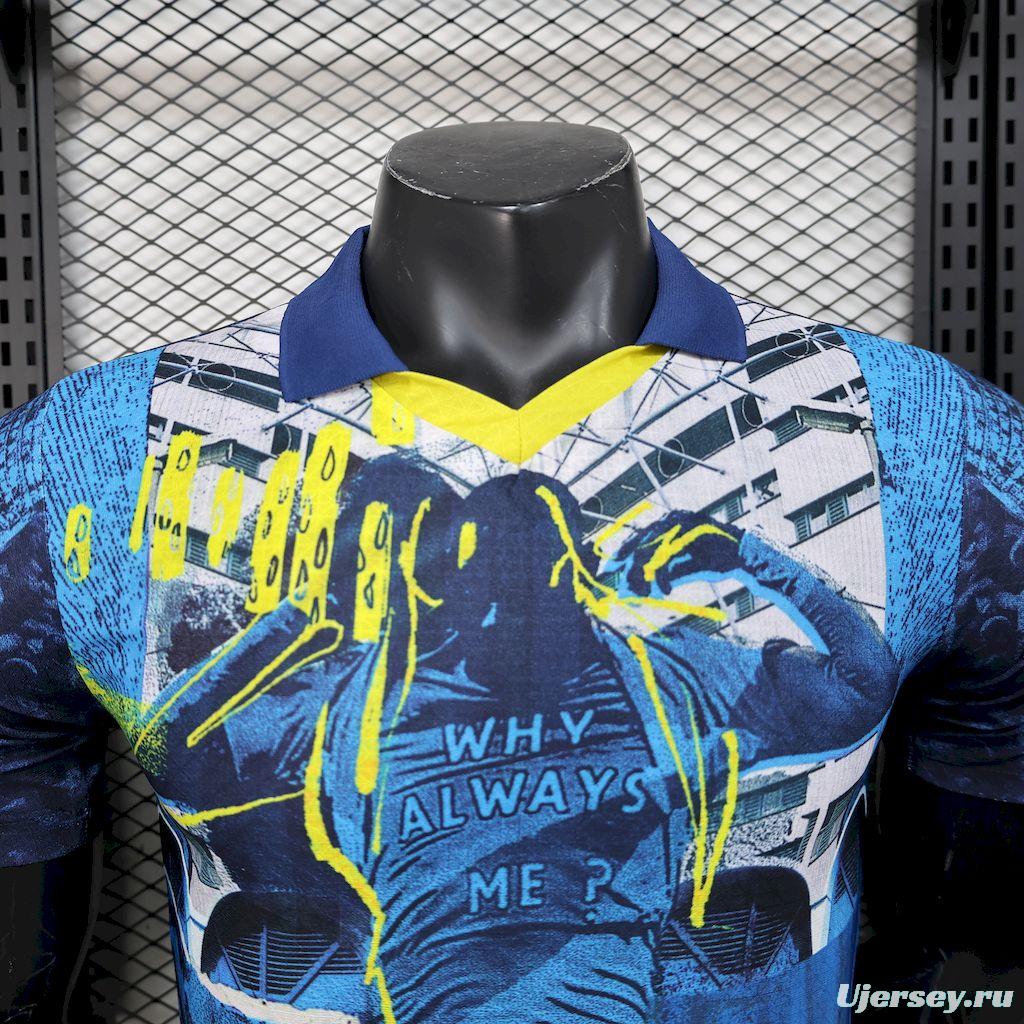 2025/26 Player Version Manchester City Blue Special Edition Jersey