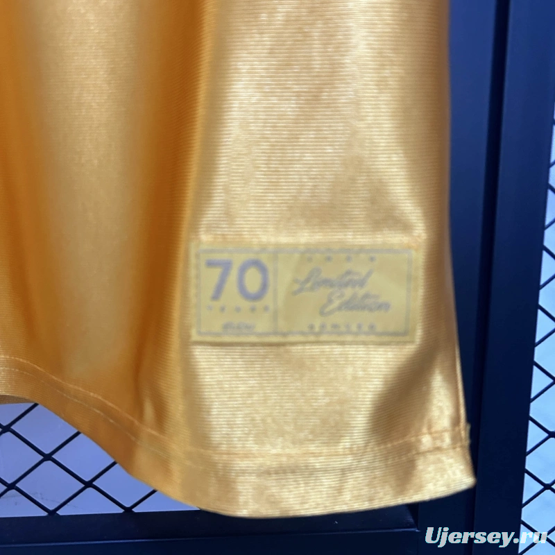 25/26 Wolves 70th Anniversary Yellow