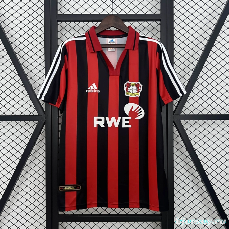 01/02 Retro Bayer Leverkusen Home Jersey