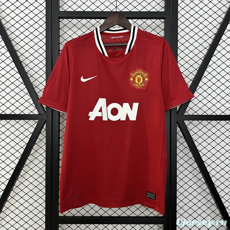 11/12 Retro Manchester United Home Jersey