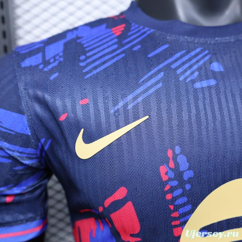 Player Version 25/26 FC Barcelona Navy Blue with Spotify Sponsor Jersey