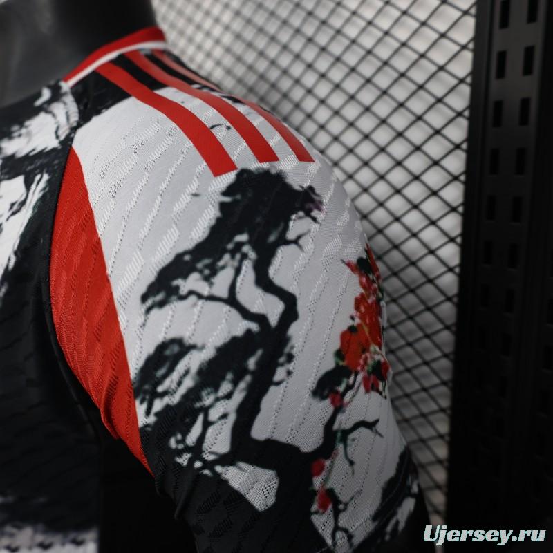 Player Version 25/26 Real Madrid Chinese Ink Painting Style Limited Edition Jersey with Emirates Sponsor