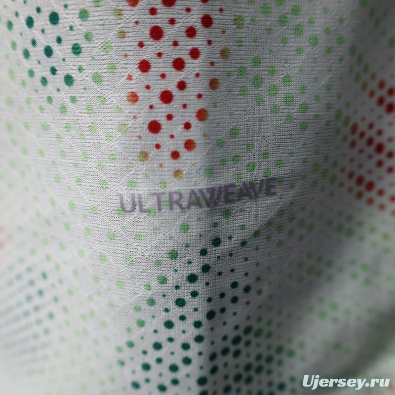 Player Version 2025 Portugal Away Mint Green Jersey with Graphic Pattern