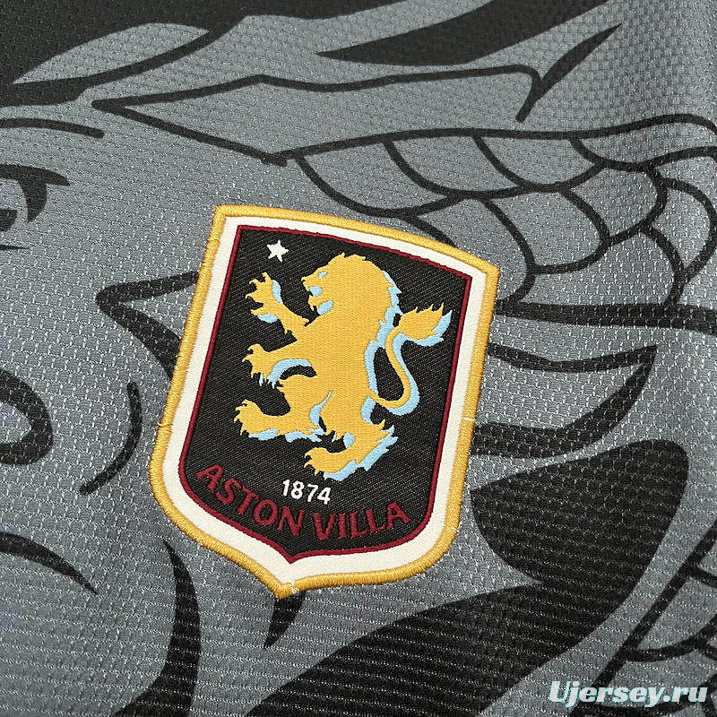 25/26 Aston Villa Black Jersey
