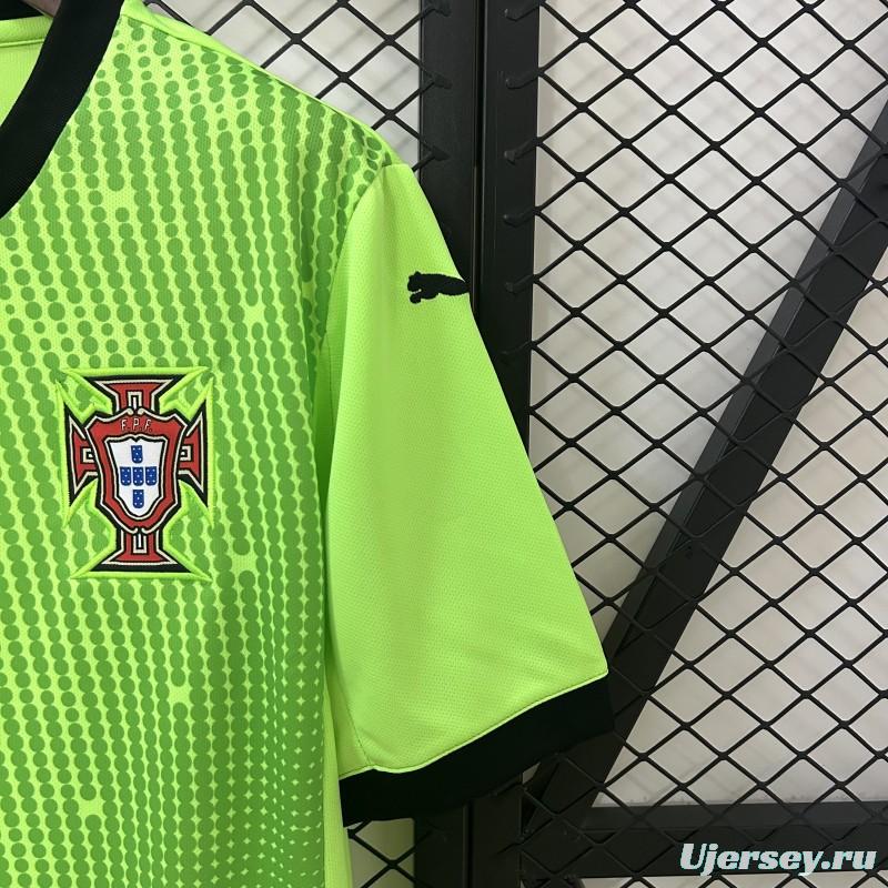 2025 Goalkeeper Portugal Green Jersey