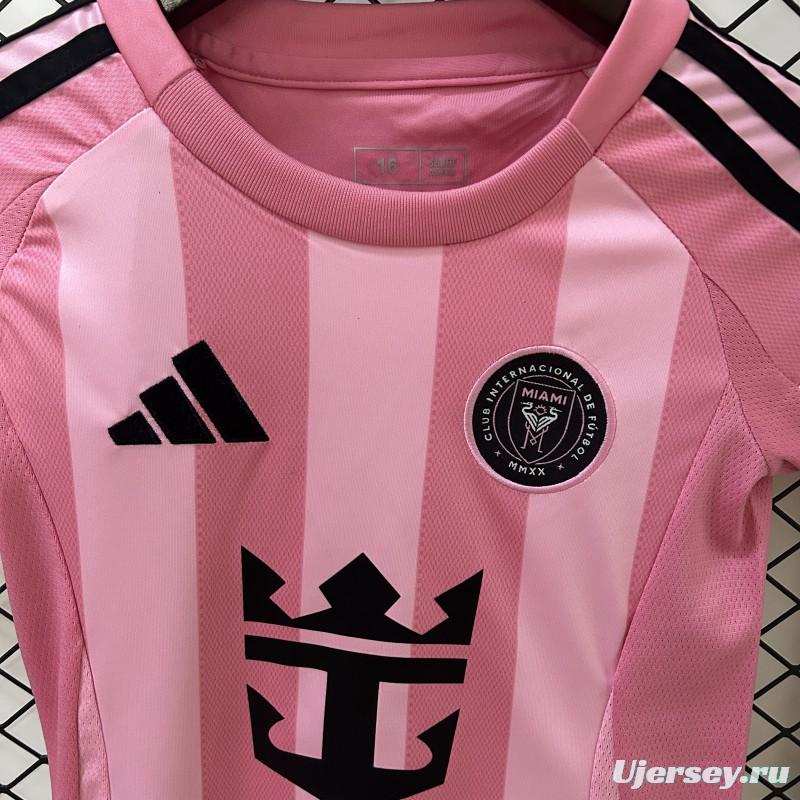 25/26 Kids Miami Home Size 16-28 Jersey