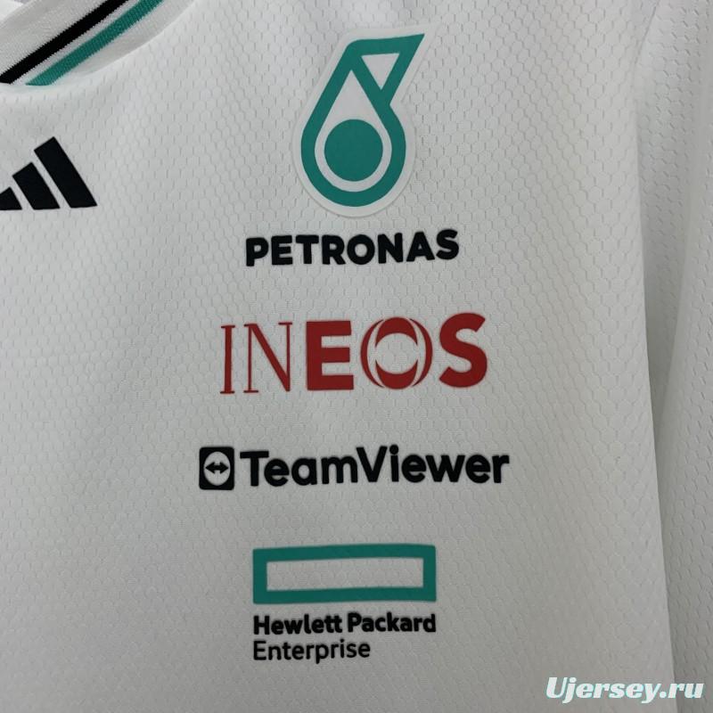 2025 F1 Formula AMG White T-Shirt