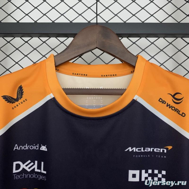 2025 F1 Formula Orange/Navy Mclaren Norris Jersey