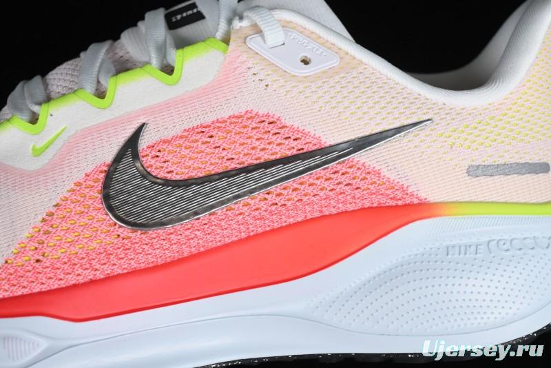 Nike Air Zoom Pegasus 41 Breathable Lightweight Running Shoes with Cushioning - FD2722-100