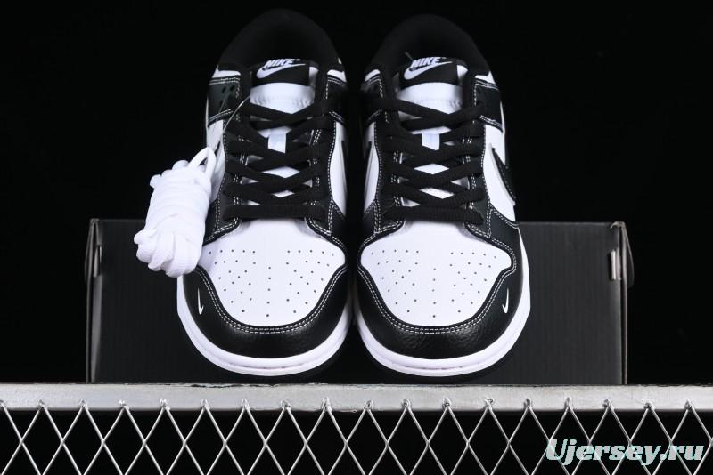 Nike Supreme x SB Dunk Low Panda Colorway Low-Top Casual Skate Shoes - RM2308-332