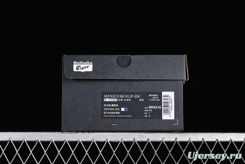 Onitsuka Tiger Mexico 66 Low-Top Canvas Casual Running Shoes - 1183A360-205