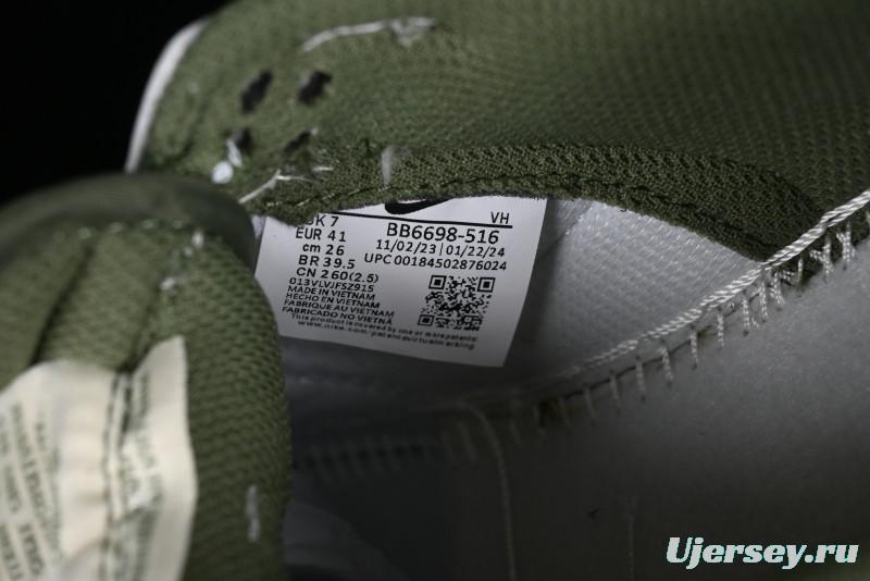 Nike SB Dunk Low Supreme Collaboration - Military Green Canvas Anniversary Custom Low-Top Casual Skate Shoes - BB6698-516