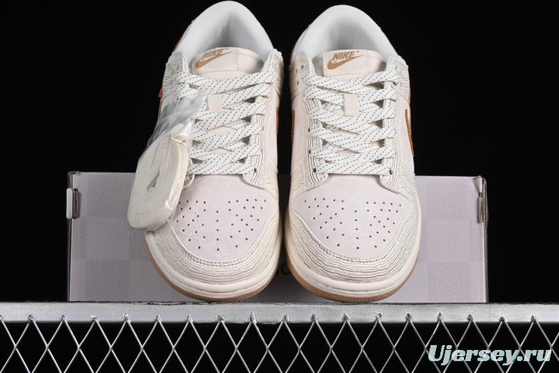 Supreme x Nike Dunk Low SB Skate Shoes with Zoom Air Cushion - XD6188-035