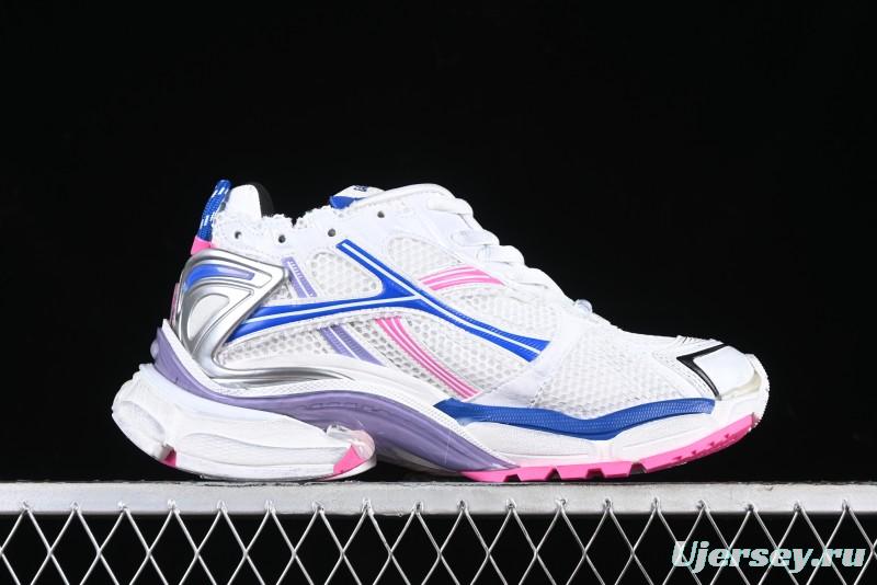 Balenciaga Runner Kith Four Color Retro Casual Sneakers - W3RMU9554