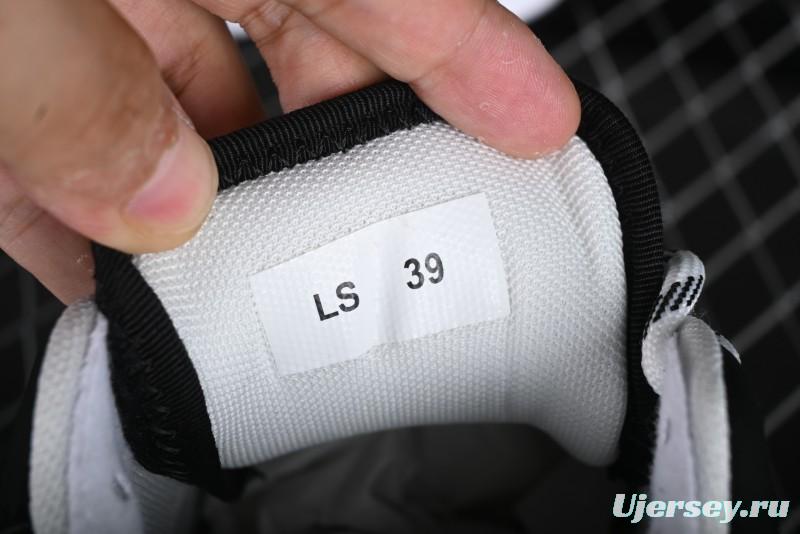 Dior Chrono Round Toe Lace-Up Lifestyle Casual Running Sneakers - 6865 BLACK WHITE