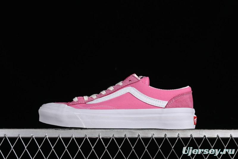 Vans Style 36 Decons Dragon Fruit Color Half-Moon Toe Vulcanized Casual Skate Shoes - VN000MT6PIN