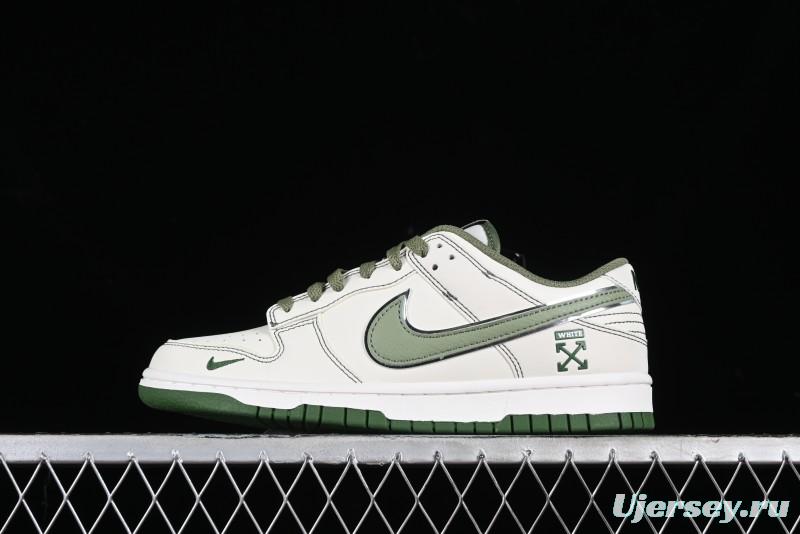 Nike SB Dunk Low OFF-WHITE Collaboration - Anniversary Premium Custom Low-Top Casual Sneakers DJ2024-002