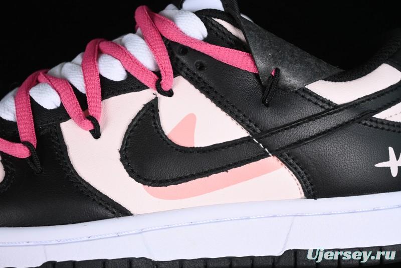 Nike Dunk Low SB Raspberry Mousse Pink Strap Casual Skate Shoes - CW1590-100