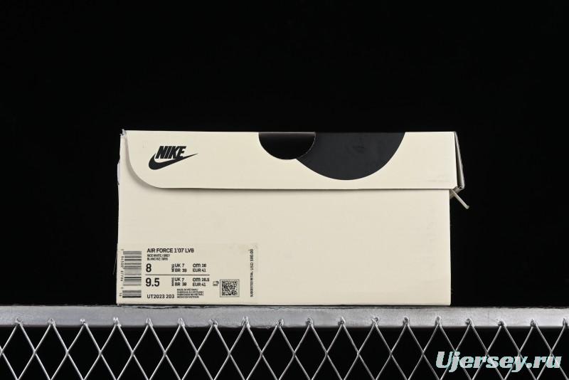 Nike Undefeated Air Force 1'07 Low Casual Sneakers in Beige Hemp with Reflective Details - UT2023-203