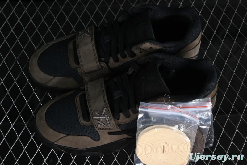 Nike Travis Scott x Jordan Cut The Check AJ1 Basketball Shoes with Velcro Design - FZ8117-200