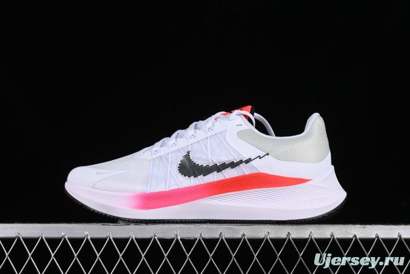 Nike Zoom Winflo 8 Breathable Mesh Running Shoes with Forefoot and Heel Zoom Air Cushion - CW3419-100