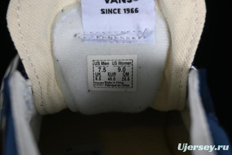 Vans Sk8-Mid Navy Blue Mid-Top Retro Classic Casual Canvas Shoes - VN0A391F5TU