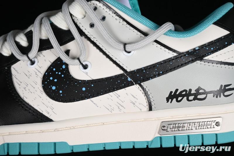 Nike Dunk Low Panda Prank Star Trek SB Strap Low-Top Casual Sneakers - DV0833-101