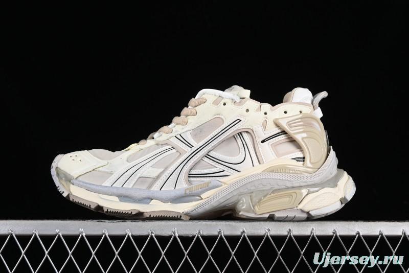 Balenciaga Runner Kith Four Color Retro Casual Sneakers - W3RNY9797