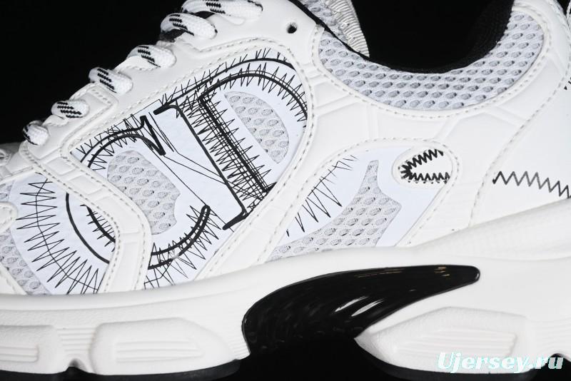 Dior Chrono Round Toe Lace-Up Lifestyle Casual Running Shoes - 59K GREY