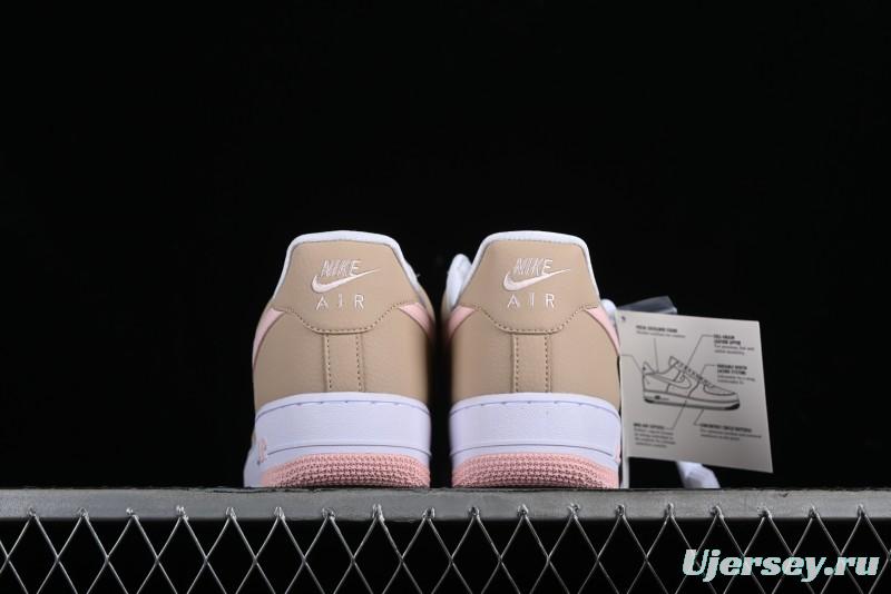 Nike Air Force 1 '07 Low Casual Sneakers with Full-Length Air Cushion - 845053-201