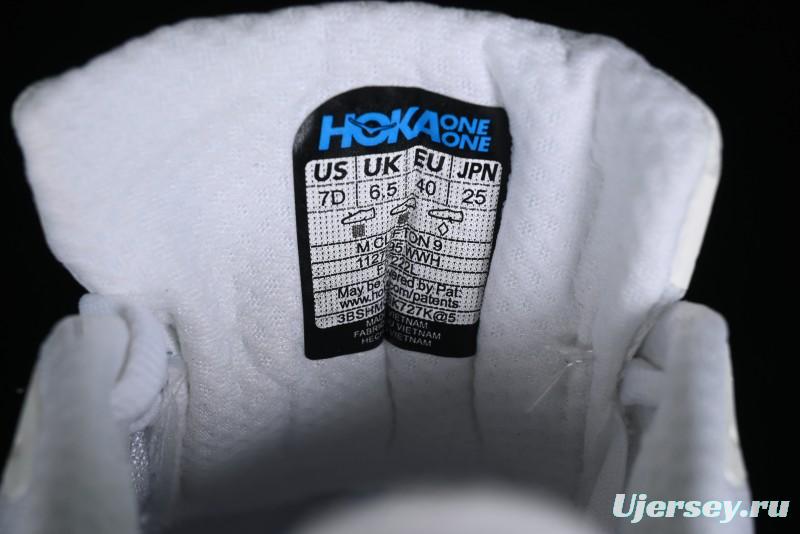 HOKA ONE ONE Bondi 8 Functional Cushioned Running Shoes with Soft EVA Midsole - 1127952 WWH